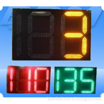 LED Traffic Signal Countdown Timer with Tri-Color
